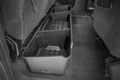 Rough Country Suspension Systems - Rough Country RC09021 Rear Underseat Storage Bin for 99-06 Silverado/Sierra Ext