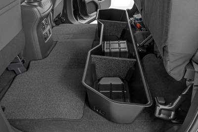 Rough Country Suspension Systems - Rough Country RC09705 Rear Underseat Storage Bin for 04-24 Titan Crew 2WD/4WD