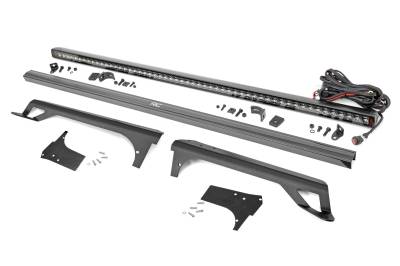 Rough Country Suspension Systems - Rough Country 80588 Windshield Mount 50" LED Light Bar Kit for 97-06 Wrangler TJ