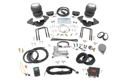 Rough Country Suspension Systems - Rough Country 10011WC Rear Air Spring Kit w/Compressor 19-26 Silverado/Sra 1500