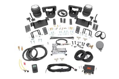 Rough Country Suspension Systems - Rough Country 10017WC 0-6" Rear Air Spring Kit w/Compressor for 15-20 Ford F150
