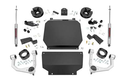 Rough Country Suspension Systems - Rough Country 70330_A 3.5" Suspension Lift Kit for 23-26 Toyota Sequoia 4WD