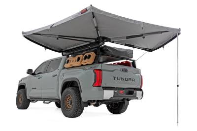Rough Country Suspension Systems - Rough Country 99047 Rack Mount Driver Side 270-DEG Camp Awning Gray