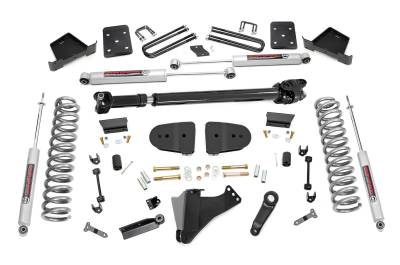 Rough Country Suspension Systems - Rough Country 43731 6" Lift Kit w/o OVLD for 23-26 F250/F350 SD Diesel 4WD
