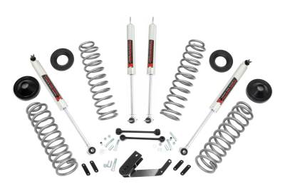 Rough Country Suspension Systems - Rough Country 66940 3.25" M1 Suspension Lift Kit for 07-18 Wrangler JK 4DR 4WD