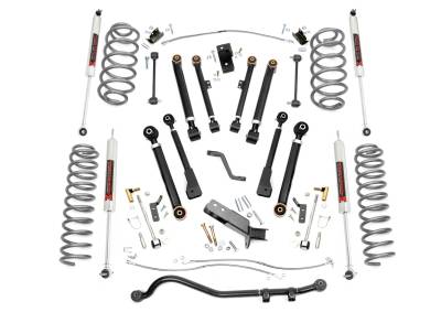 Rough Country Suspension Systems - Rough Country 66140 4" M1 Suspension Lift Kit for 97-06 Jeep Wrangler TJ 4WD