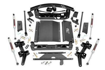 Rough Country Suspension Systems - Rough Country 27640 6" Suspension Lift Kit for 88-98 GM 1500 Truck/SUV 4WD
