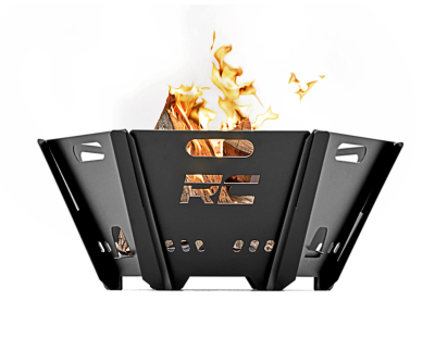 Rough Country Suspension Systems - Rough Country 117513A Overland Collapsible Fire Pit w/Carry Bag Black