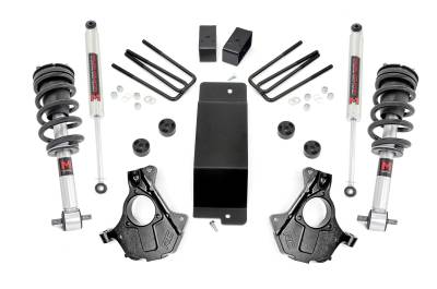 Rough Country Suspension Systems - Rough Country 12140 3.5" M1 Lift Kit Alu/Stamp Steel for 14-18 Silv/Sra 1500 4WD