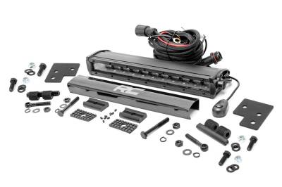 Rough Country Suspension Systems - Rough Country 93014 Bumper Mount 12" LED Light Bar Kit for Ranger 1000