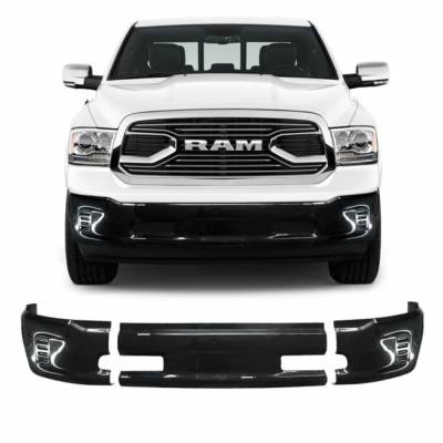 Ecoological - Ecoological DR0101 BumperShellz Front Bumper Cover Gloss-Black 13-18 RAM 1500