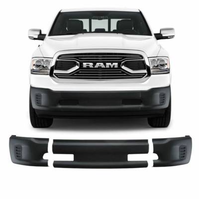 Ecoological - Ecoological DR0102 BumperShellz Front Bumper Cover Matte-Black 13-18 RAM 1500