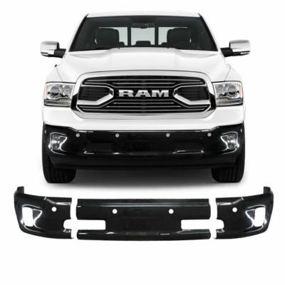 Ecoological - Ecoological DR0401 BumperShellz Front Bumper Cover Gloss-Black 13-18 RAM 1500
