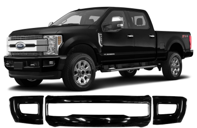 Ecoological - Ecoological DD0301 BumperShellz Front Bumper Cover G-Black 17-19 Ford F250/F350