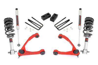 Rough Country Suspension Systems - Rough Country 19840RED 3.5" M1 Lift w/Cast Steel for 07-16 Silverado/Sierra 1500