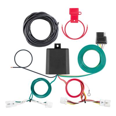 CURT - Custom Wiring Harness 4-Way Flat Output for Sentra