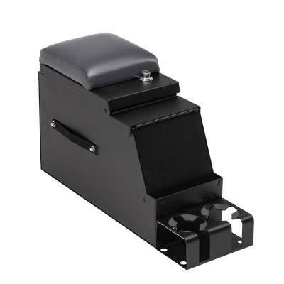 Tuffy Security Products - Tuffy Security 013-C03 Universal Center Console Deluxe Stereo Gray 8" Wide