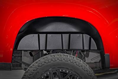 Rough Country Suspension Systems - Rough Country 4519A Rear Wheel Well Liners Pair for 19-26 Silverado 1500 2WD/4WD