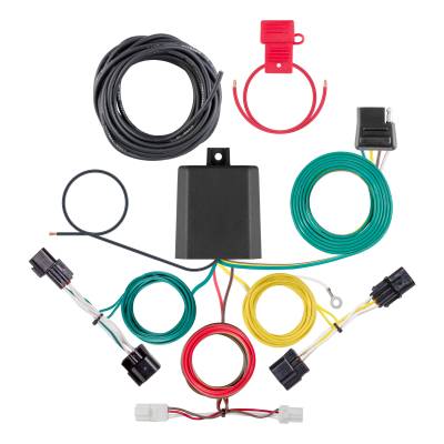 CURT - Custom Wiring Harness 4-Way Flat Output for Hyundai Kona