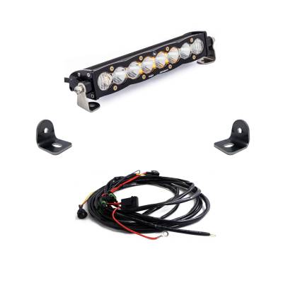 Baja Designs - Baja Designs 447072 S8 10" Hood Mount Light Bar Kit