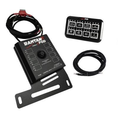 sPOD - sPOD 870020 BantamX HD Switch Panel 8-Circuit System for 07-18 Jeep Wrangler JK