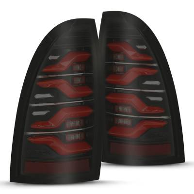 AlphaRex - AlphaRex 680070 Black/Red LED Taillights for 05-15 Toyota Tacoma