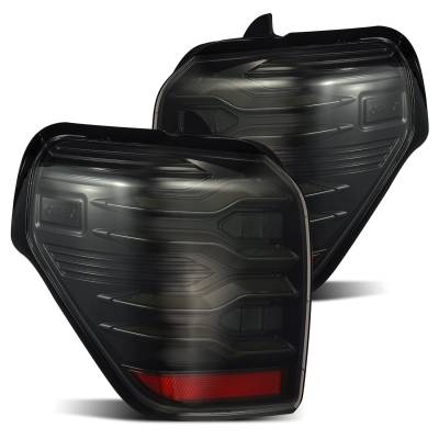 AlphaRex - AlphaRex 690030 Alpha Black LED Taillights for 10-22 Toyota 4Runner