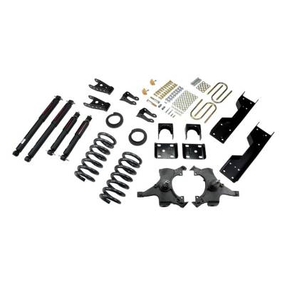 Belltech - Belltech 689ND Front/Rear Complete Kit w/Nitro Drop2 Shocks for Chevrolet/GMC