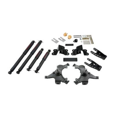 Belltech - Belltech 690ND Front/Rear Complete Lowering Kit w/Drop Shocks for Chevy/GMC 2WD