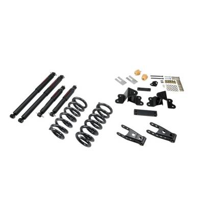 Belltech - Belltech 691ND Front/Rear Complete Lowering Kit w/Drop 2 Shocks for Chevy/GMC