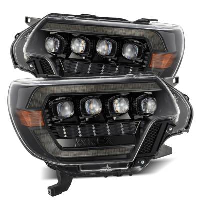 AlphaRex - AlphaRex 880752 Alpha Black LED Projector Headlights for 12-15 Toyota Tacoma
