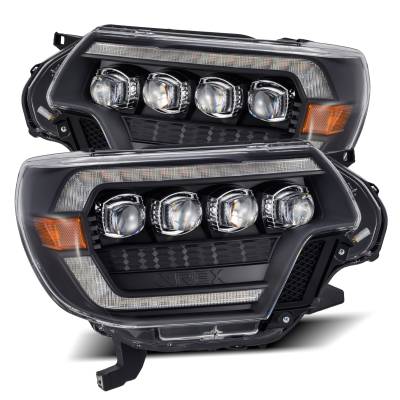 AlphaRex - AlphaRex 880753 Black LED Projector Headlights for 12-15 Toyota Tacoma