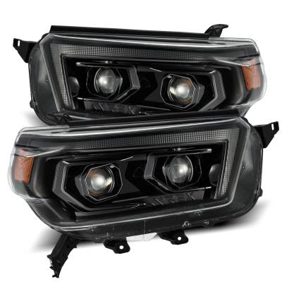 AlphaRex - AlphaRex 880756 Jet Black LED Projector Headlights for 10-13 Toyota 4Runner