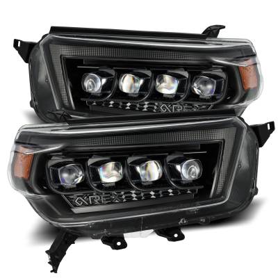 AlphaRex - AlphaRex 880758 Alpha Black LED Projector Headlights for 10-13 Toyota 4Runner