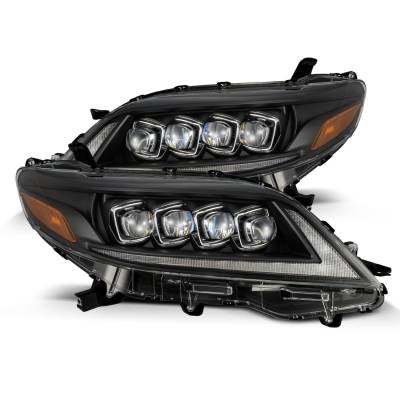 AlphaRex - AlphaRex 880768 LED Black Projector Headlights for 11-20 Toyota Sienna