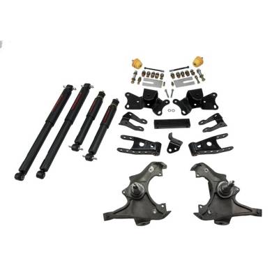 Belltech - Belltech 721ND Front/Rear Complete Kit w/Nitro Drop2 Shocks for Chevy & GMC