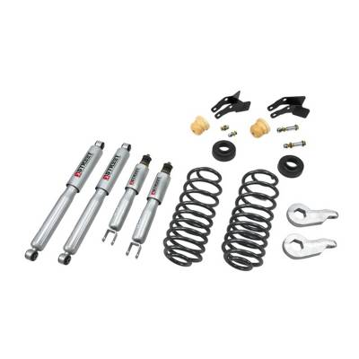 Belltech - Belltech 757SP F/R Complete Lowering Kit w/Street Shocks for Cadillac/Chevy/GM