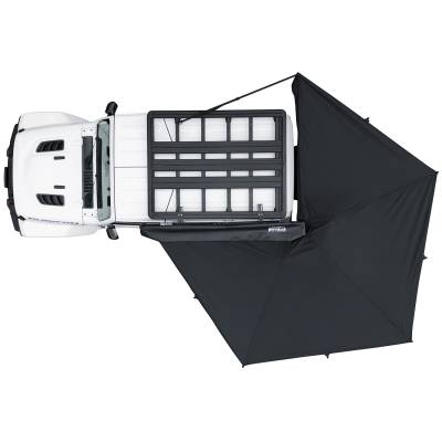 AirBedz - AirBedz PPI-270AWN_2.0D 270-DEG 2.0D Black Drivers Side Install Roof Tent Awning