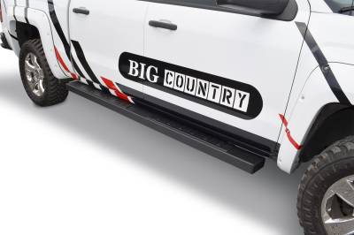 Big Country - Big Country 3962076800 6" Widesider II Side Steps Complete Kit w/Brackets