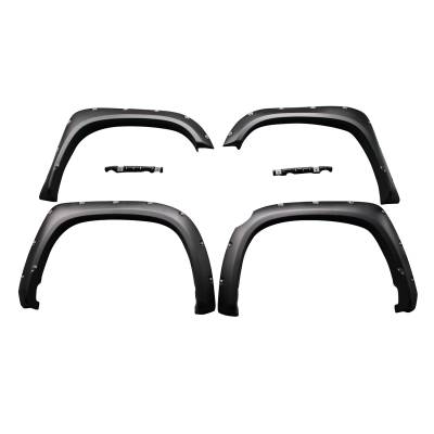 TrailFX - TrailFX TFT3002S Pocket Fender Flares 1.75" Front/Rear Black 4Pc