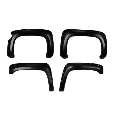 TrailFX - TrailFX TFC3003S Pocket Style Fender Flare Set Black Smooth Paintable Finish