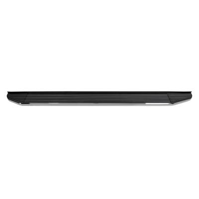 TrailFX - TrailFX R0002RB Running Board 69" Aluminum w/Stainless Trim Tall Rubber Strip