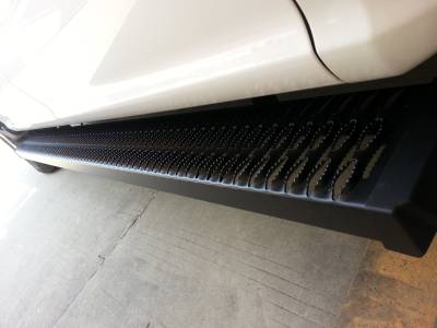 TrailFX - TrailFX RBA005TI Running Board 77" Titanium Black Aluminum 6.5" Wide 250LB