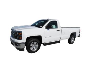 TrailFX - TrailFX RBW01B Running Board Black Steel Rocker Panel Mount 300LB
