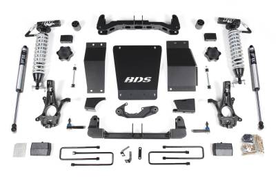 BDS Suspension - BDS Suspension BDS712FDSC FOX 4" Lift w/Blocks 14-18 GM 1500 Cast Steel