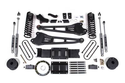 BDS Suspension - BDS Suspension BDS1702H 4" Radius Arm Lift for 19-23 RAM 3500 Gas w/o Overload