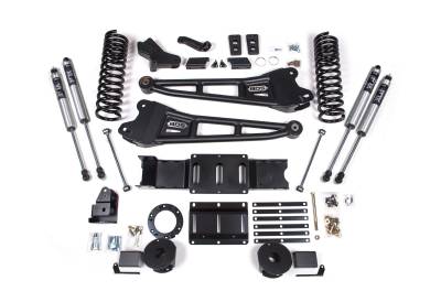 BDS Suspension - BDS Suspension BDS1737FS 5.5" Radius Arm Lift for 19-24 RAM 2500 Gas w/Air Susp