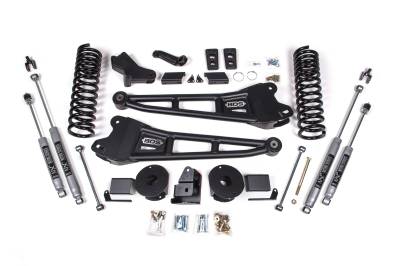 BDS Suspension - BDS Suspension BDS1773FS 4" Radius Arm FOX Lift for 14-18 RAM 2500 Diesel