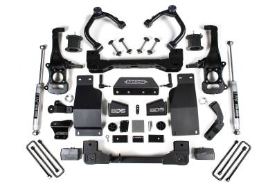BDS Suspension - BDS Suspension BDS1802H 4" NX2 Suspension System for 19-24 GM 1500 4WD Diesel
