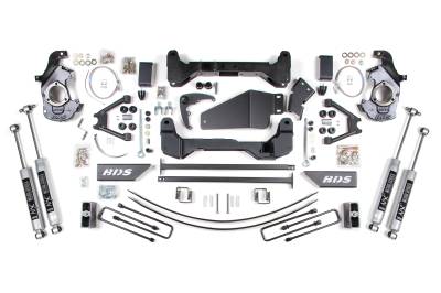 BDS Suspension - BDS Suspension BDS193H 6" NX2 Lift w/Block & Add-A-Leaf for 88-98 K1500/2500/SUV